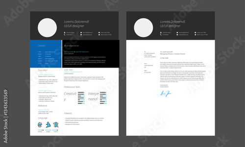 Modern Business Resume CV Template