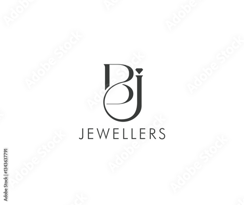 BJ LETTER JEWELLERY LOGO
