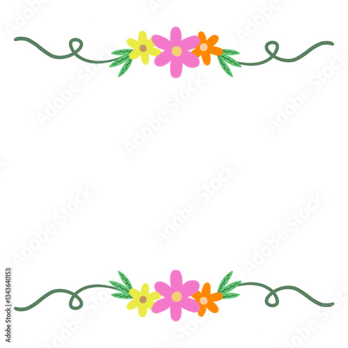 Lace pattern on note paper frame