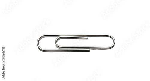 metal clip isolated on white background