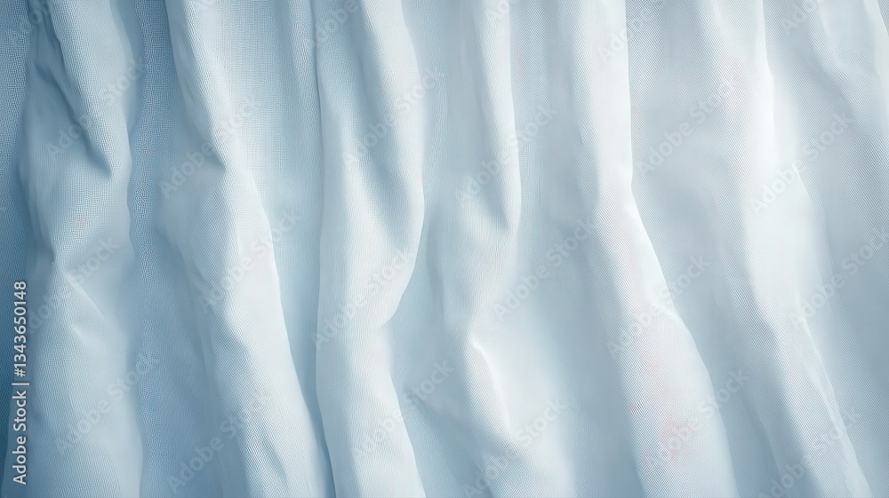 Obraz premium Abstract Blue and White Fabric Texture Background