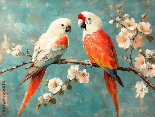 couple of parrots