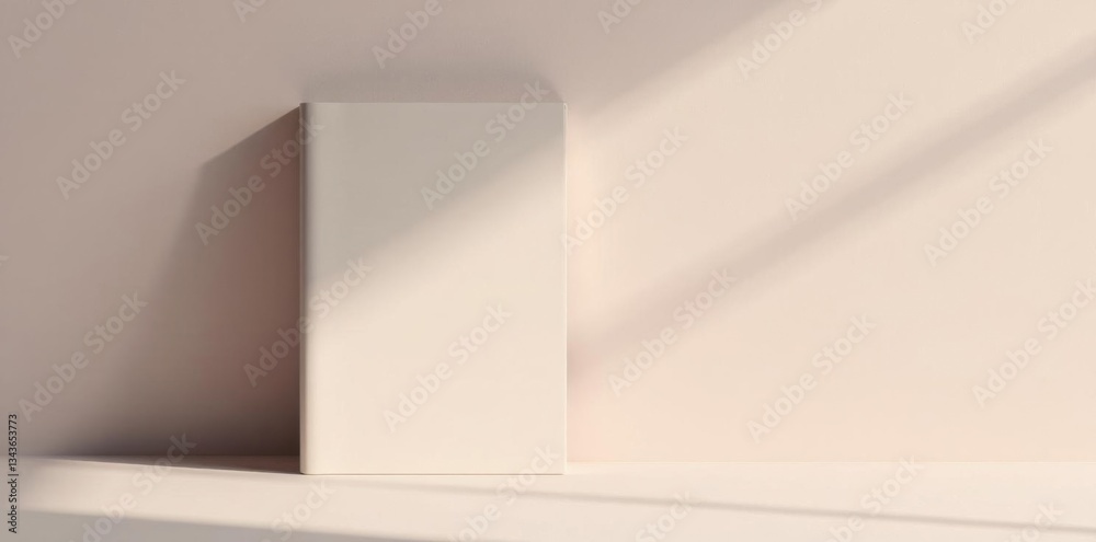 Minimalist Modern Book Cover Mockup with Clean Lines and Space, modern typography, abstract elements, simple background Minimalist Modern Book Cover Mockup with Clean Lines and Space, modern typography, abstract elements, simple background