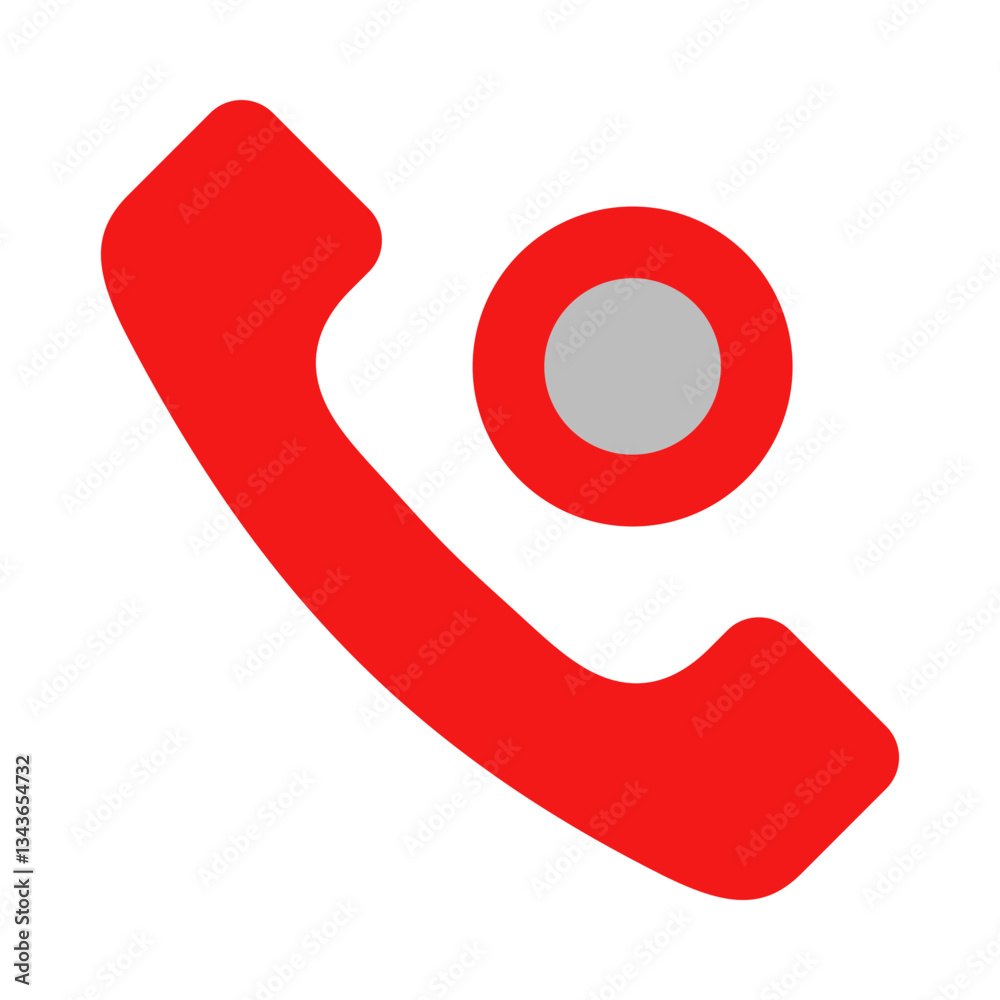 Call Recording flat icon