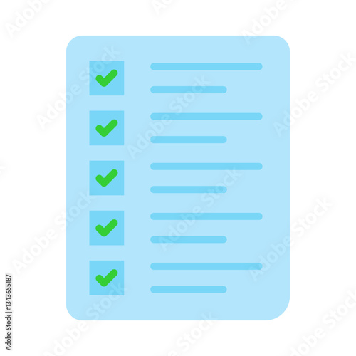 Guidelines flat icon
