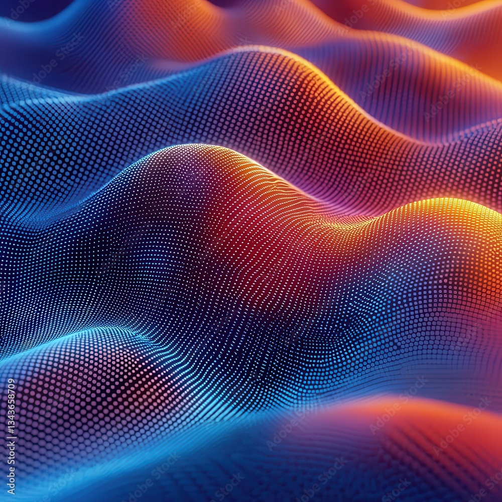 A vibrant, abstract depiction of waves in digital space showcasing dramatic colors and captivating patterns. A vibrant, abstract depiction of waves in digital space showcasing dramatic colors and captivating patterns.
