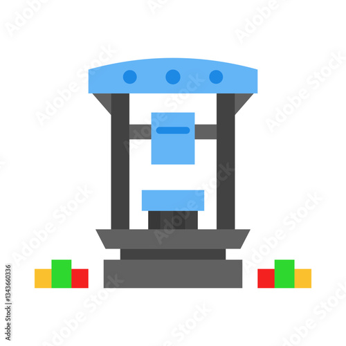 Train Platform flat icon