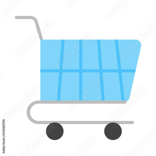 Trolley flat icon