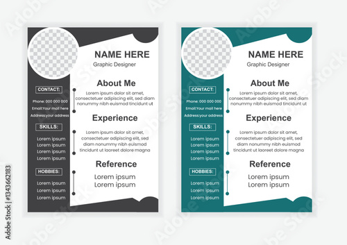Simple cv design template for introuducing mysekf for work and business