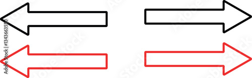 Arrow icon. arrow symbol. Vector