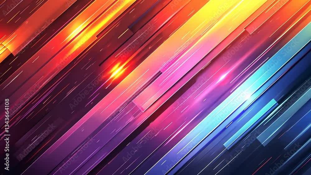 Dynamic Diagonal Lines in Vibrant Colors Dynamic Diagonal Lines in Vibrant Colors