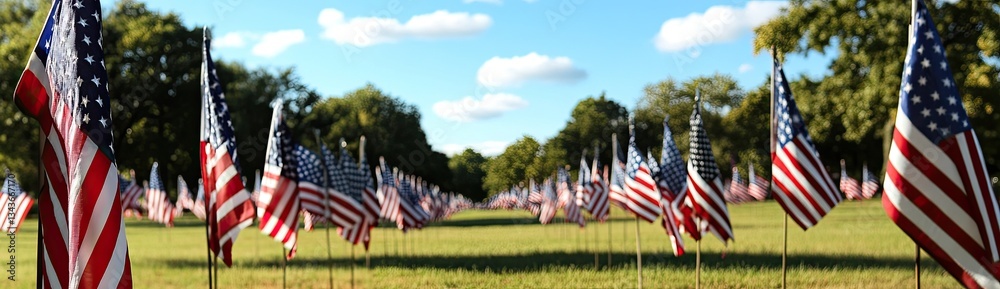 Flags honor fallen heroes