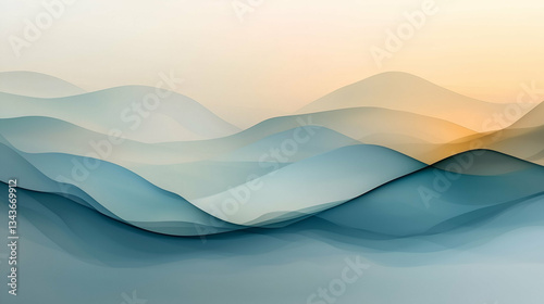 Abstract layered mountain waves