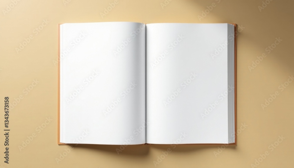 Simple and clean vertical photo album template with blank pages for filling, pages, paper Simple and clean vertical photo album template with blank pages for filling, pages, paper