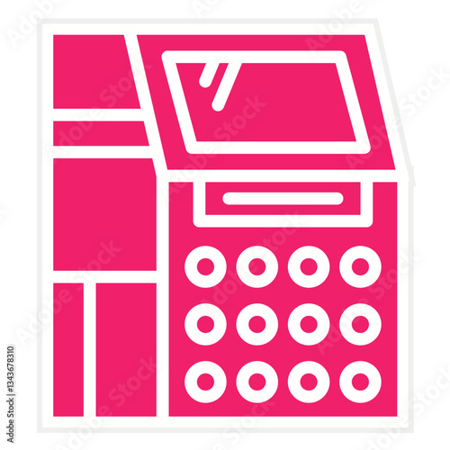 Vector Design Atm Machine Icon Style