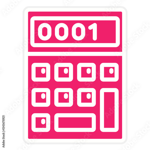 Vector Design Calculator Icon Style