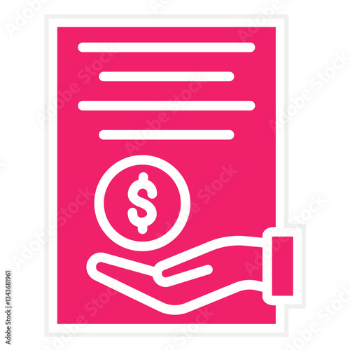 Vector Design Loan Icon Style