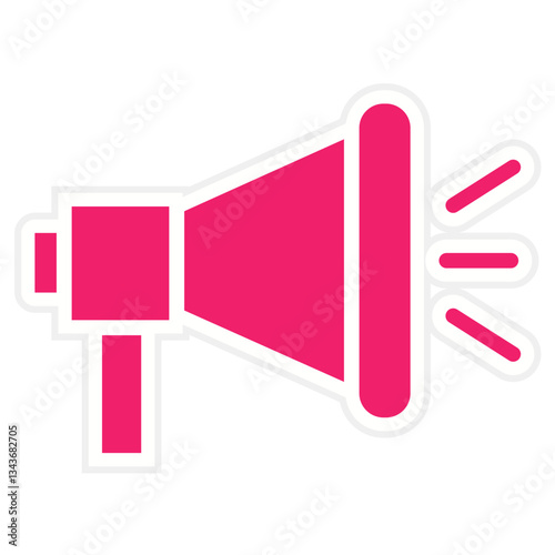 Vector Design Mega Phone Icon Style