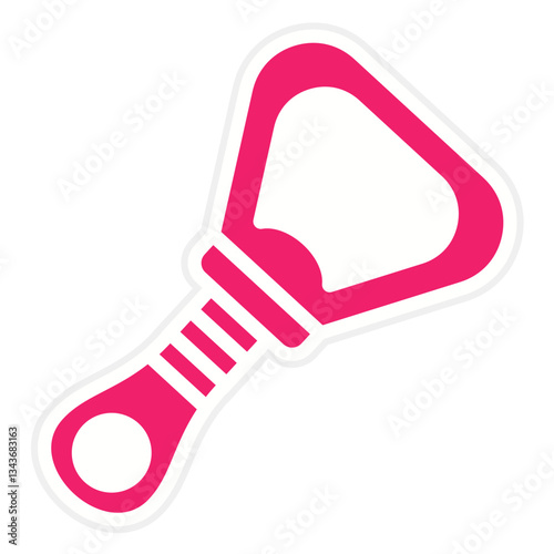 Vector Design Bottle Opener Icon Style