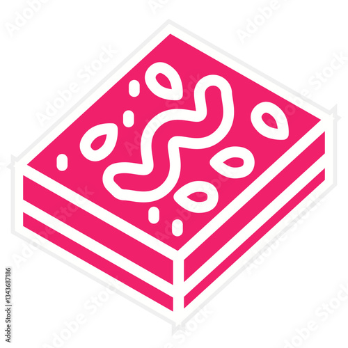 Vector Design Brownie Icon Style