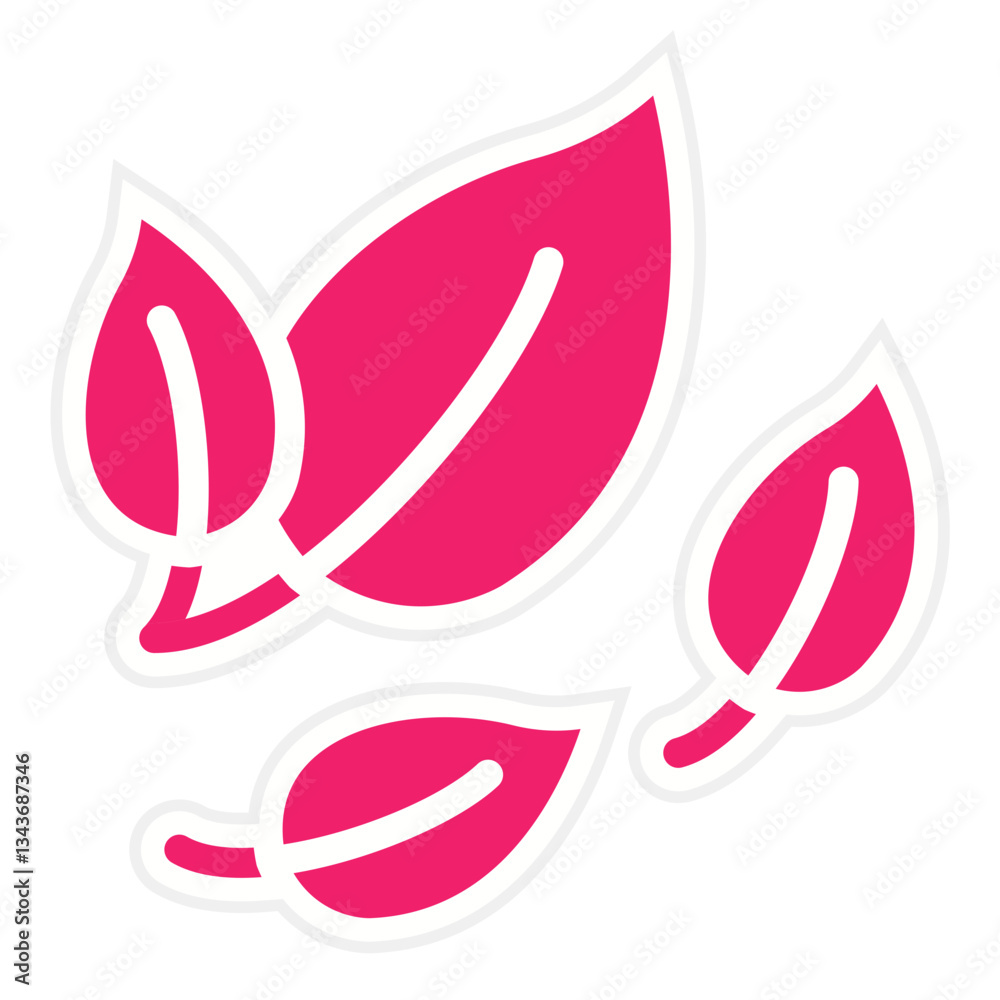 Obraz premium Vector Design Leaves Icon Style