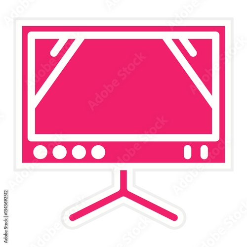 Vector Design Television Icon Style
