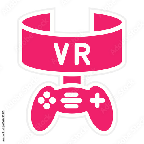 Vector Design Vr Gaming Icon Style