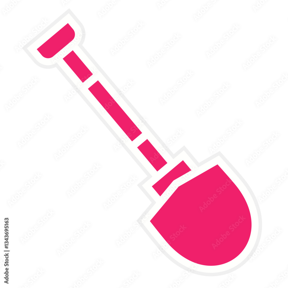 Shovel Vector Design Icon Style Shovel Vector Design Icon Style