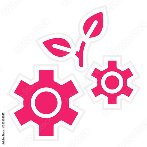 Sustainable Development Vector Design Icon Style