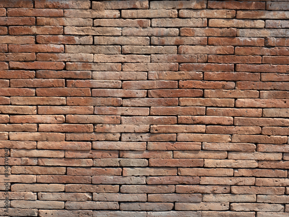 Fototapeta premium Red Bricks wall Pattern for Background..