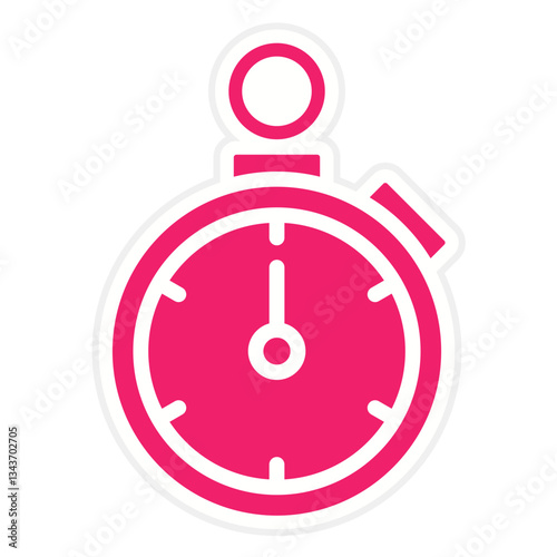 Stopwatch Vector Design Icon Style
