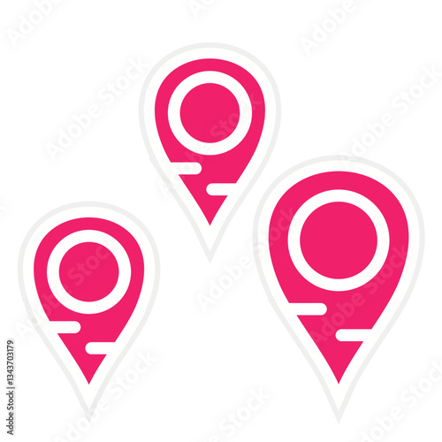 Geotag Vector Design Icon Style