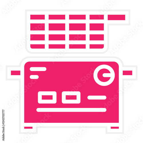 Vector Design Fryer Icon Style