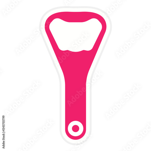Vector Design Bottle Opener Icon Style