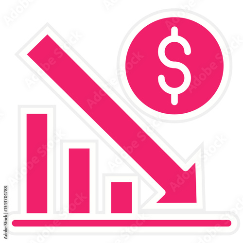 Vector Design Bankrupt Icon Style