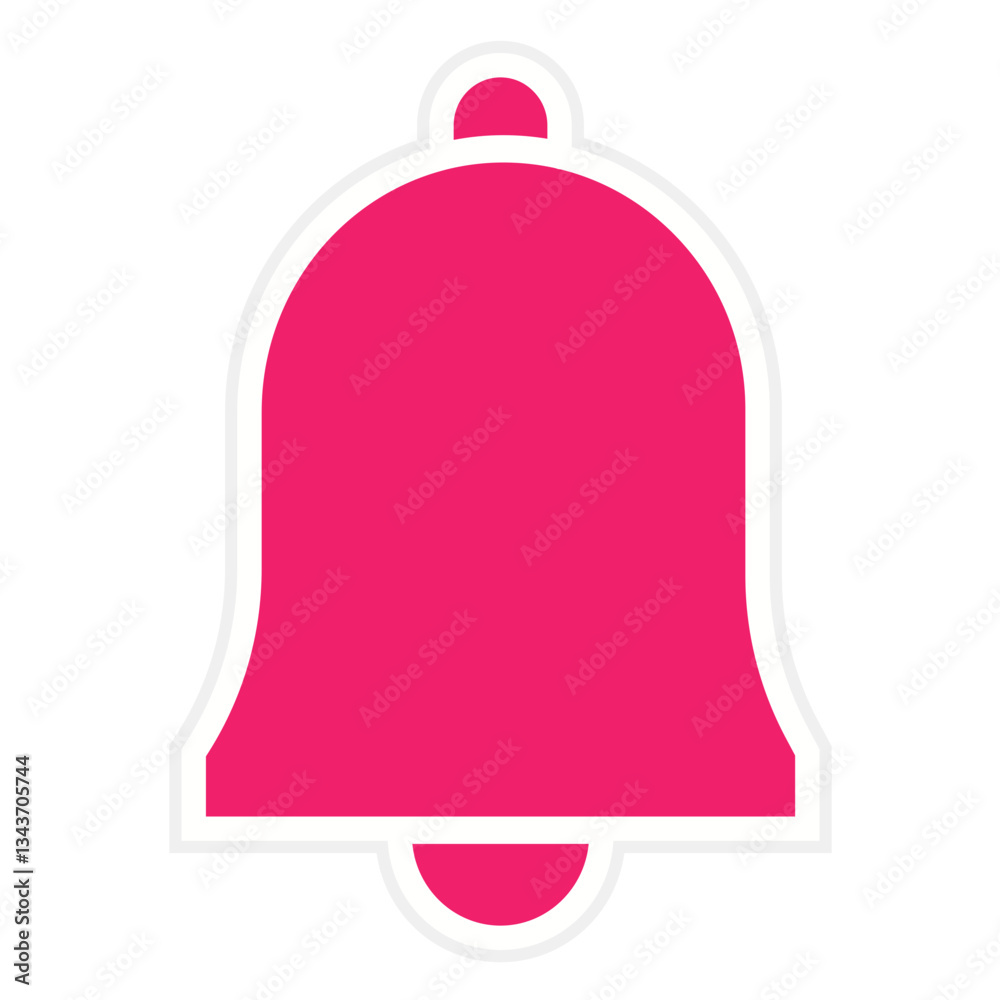 Vector Design Ring Bell Icon Style Vector Design Ring Bell Icon Style