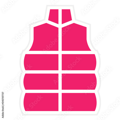 Vector Design Coat Vest Icon Style
