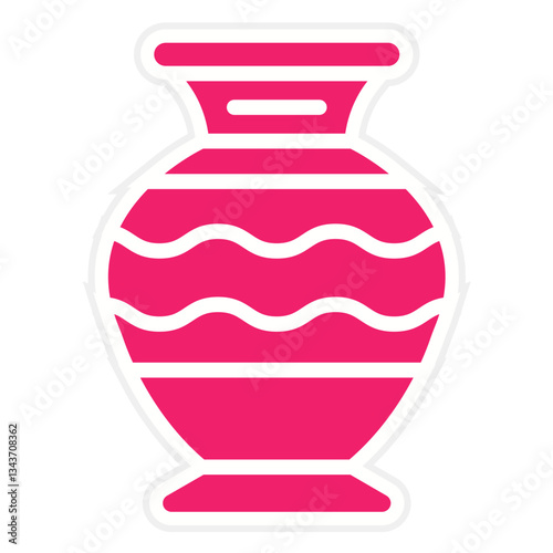 Vector Design Vase Icon Style