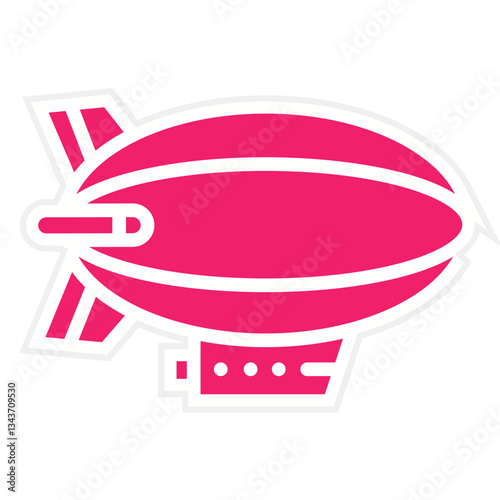 Vector Design Zeppelin Icon Style