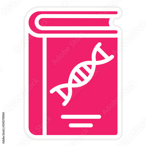 Vector Design Literary Science Icon Style