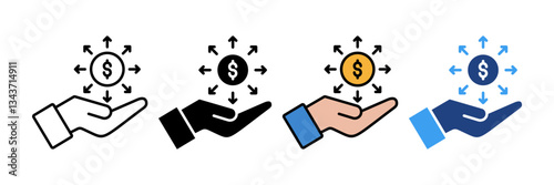 Business Opportunity  Icon Set Multiple Style Collection