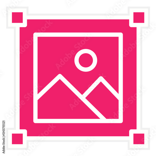 Vector Design Photo Editing Icon Style