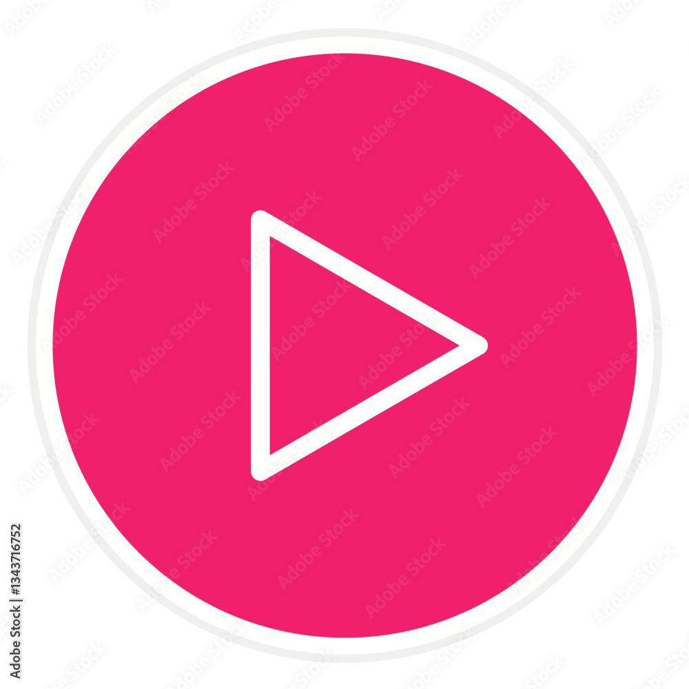 Vector Design Play Button Icon Style Vector Design Play Button Icon Style