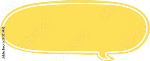 긴 동그라미 라인 말풍선 아이콘(long circle line speech bubble icon)