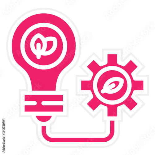 Vector Design Sustainable Energy Icon Style