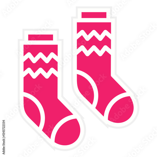 Vector Design Socks Icon Style