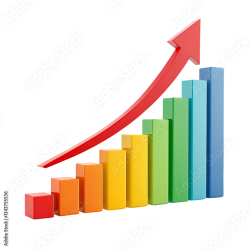 Growth Chart: Upward Trend, Success, Progress