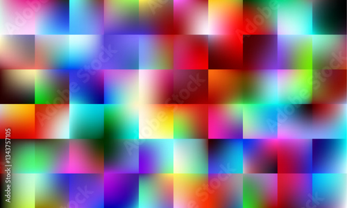 Vibrant bright colors lowpoly mosaic Abstract Background with Blurred Squares is perfect for Creative Designs, bringing tranquility and inspiration to