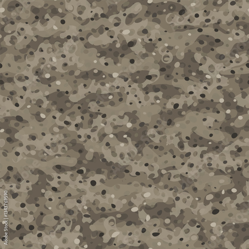 Military desert camouflage seamless pattern. Abstract texture vector print