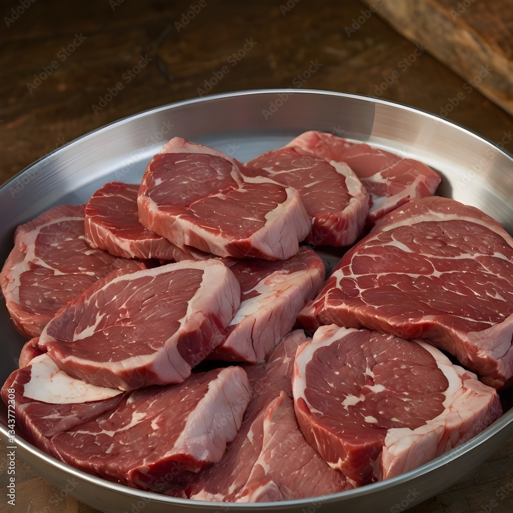 carne cruda fresca